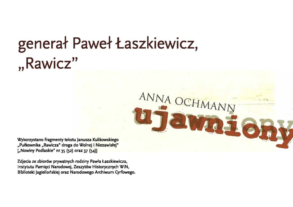 Title slide from the presentation about the Ujawniony book.