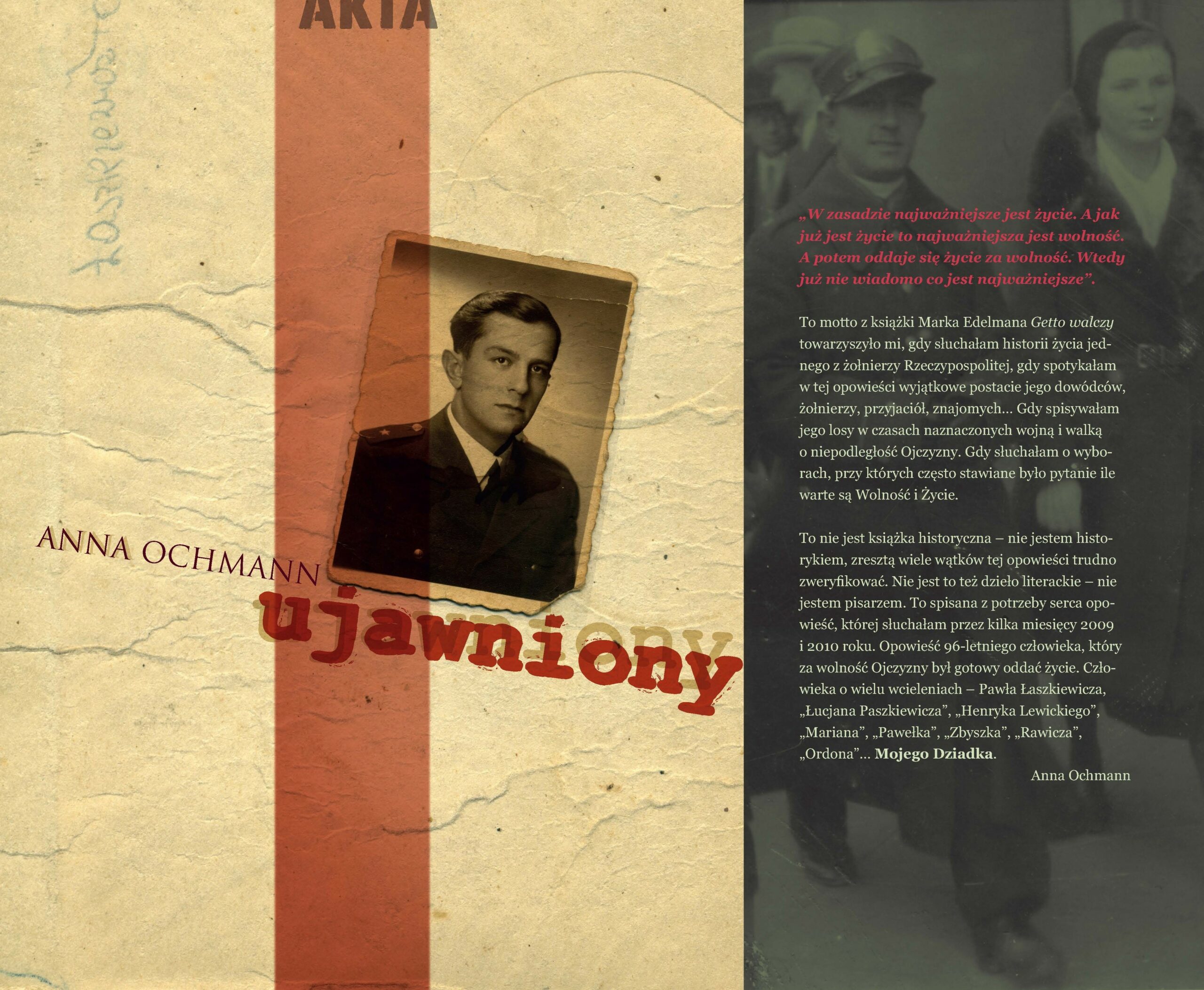 Cover of a book Ujawniony by Anna Ochman.